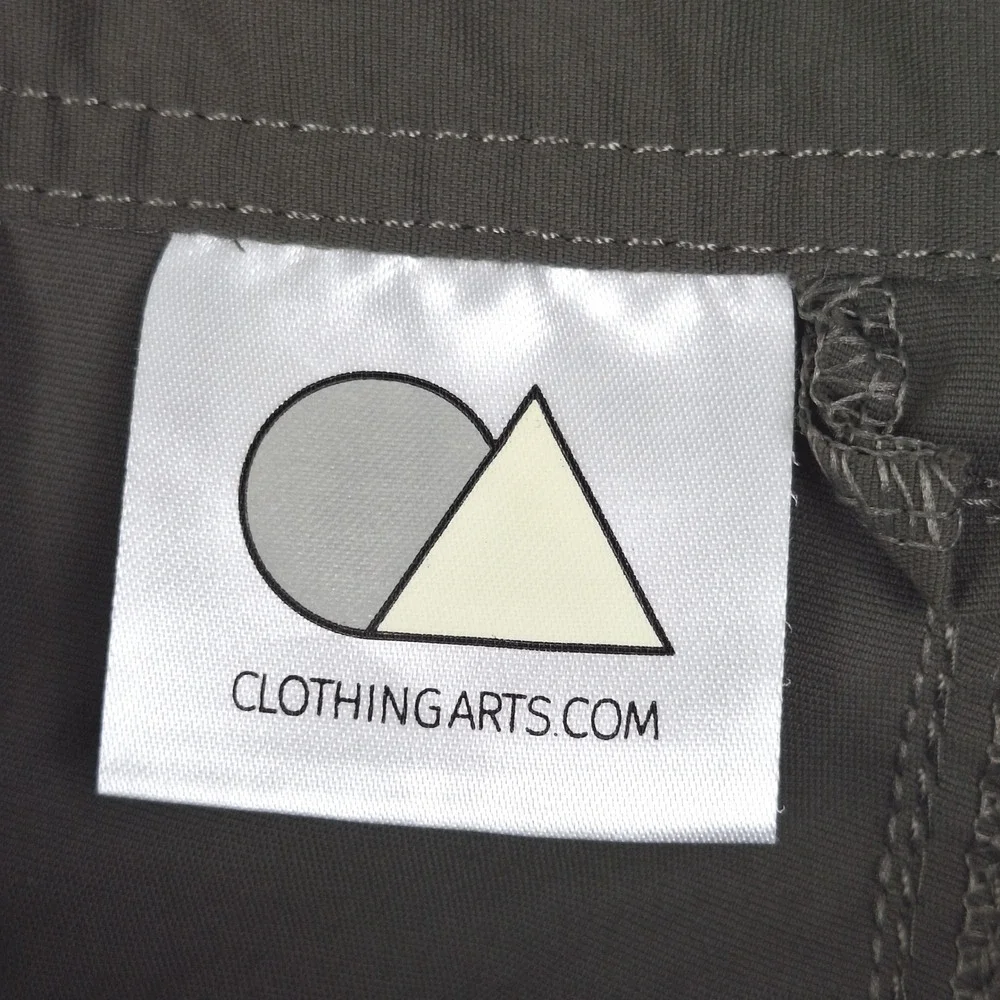 Clothing Arts Pants Womens 16 Gray P Cubed Pick Pocket Proof Chino Cargo Stretch